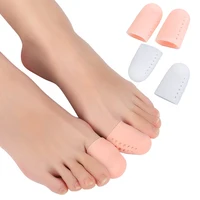 2Pcs Silicone Toe Caps Anti-Friction Breathable Prevents Blisters Toe Caps Cover Protectors Foot Care Toe Protector 1