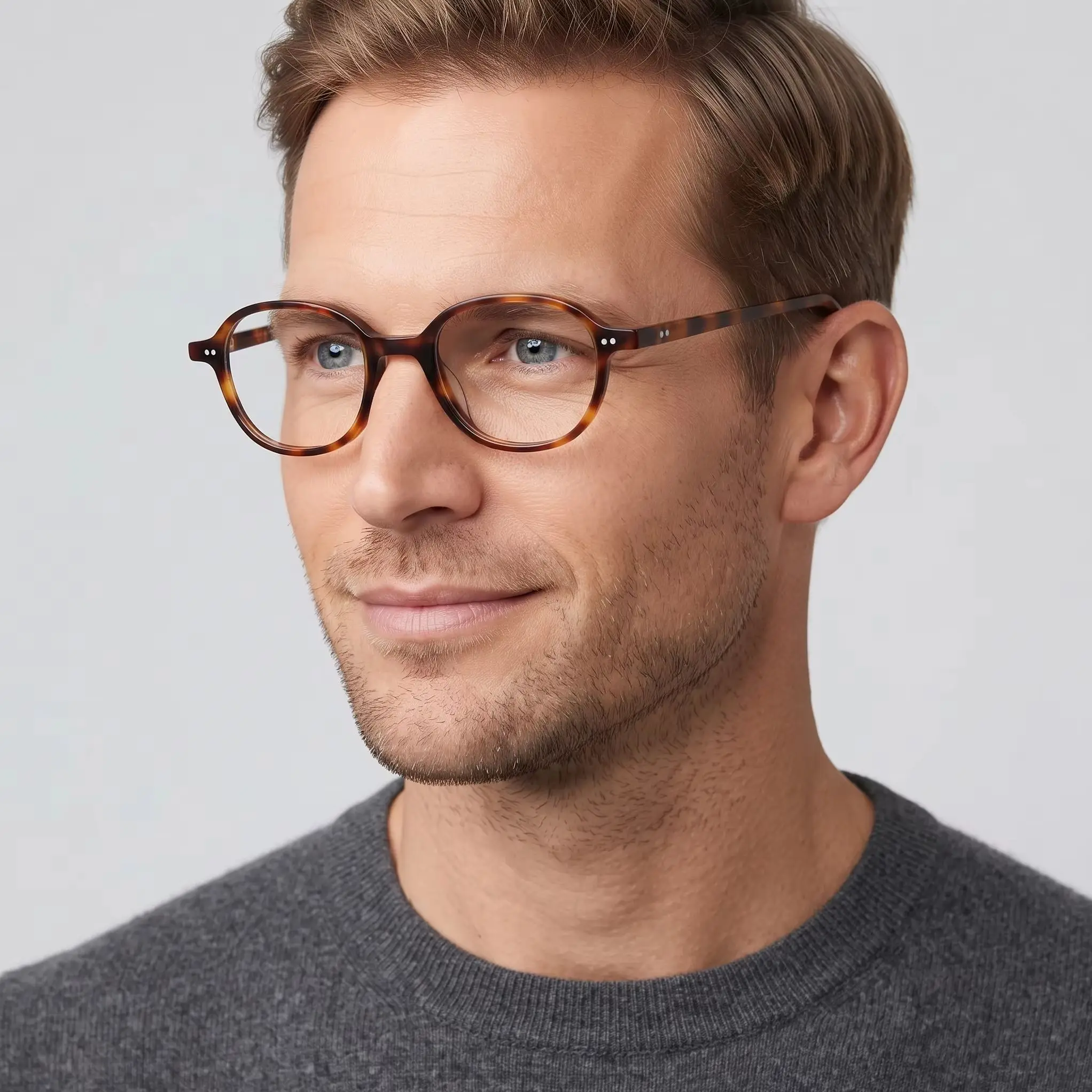 Small Oval Acetate Glasses Frame Women Fashionable Simple Style Eyewear Delicate Custom Prescription Eyeglasses Luxury Brand Men