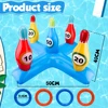 Outdoor Inflatable Foldable Floating Row Swimming Pool Water Accessories Inflatable Ring Throwing Game Water Games Equipment 6