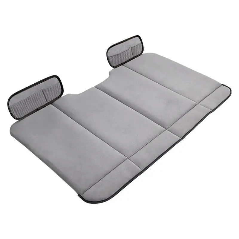 Car Backseat Sleeping Mattress Foldable Auto Rear Seat Folding Bed Double Sided Back Seat Sleeping Bed Pad For Car Interior