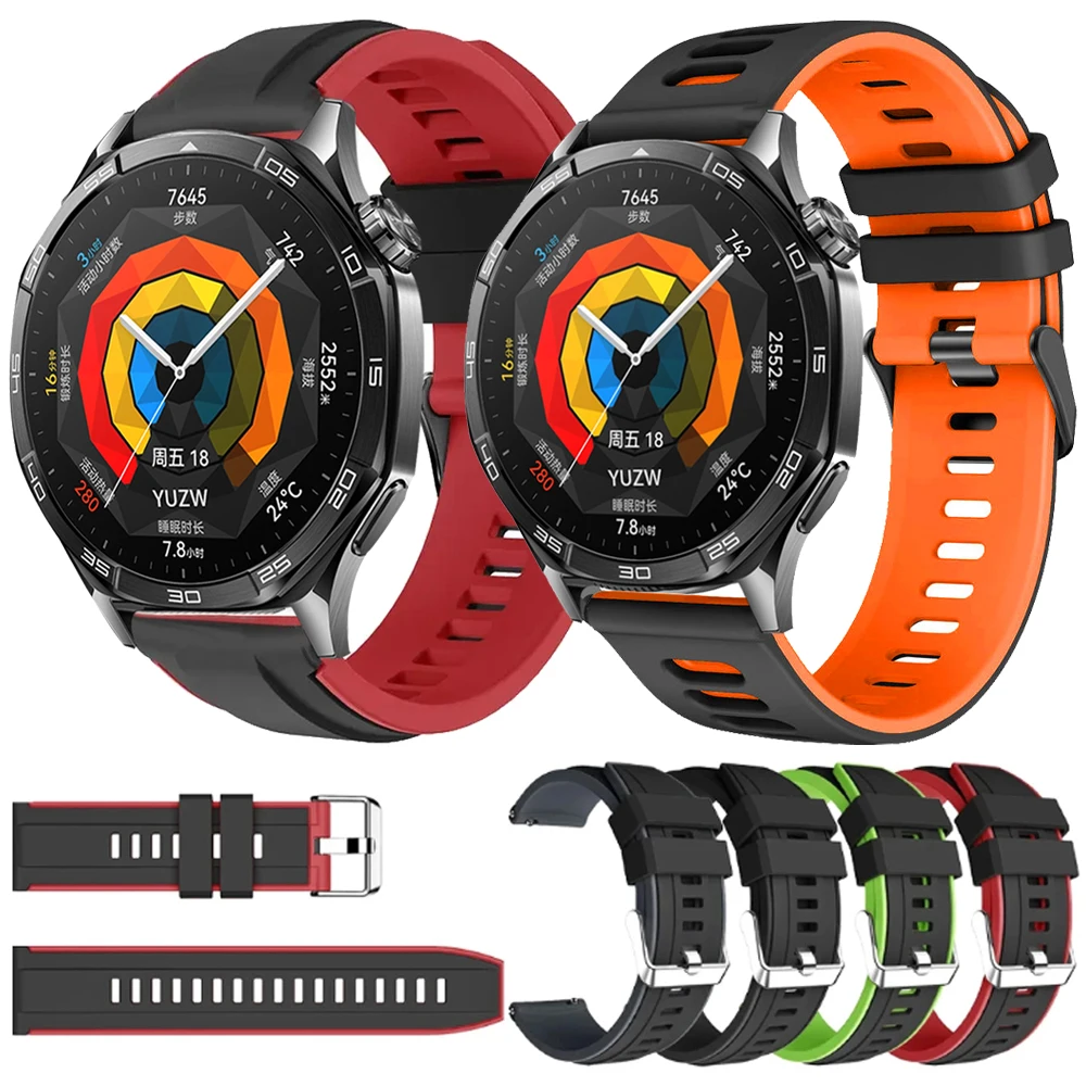 Premium Silicone Watch Strap - Universal 22mm & 20mm Band Replacement