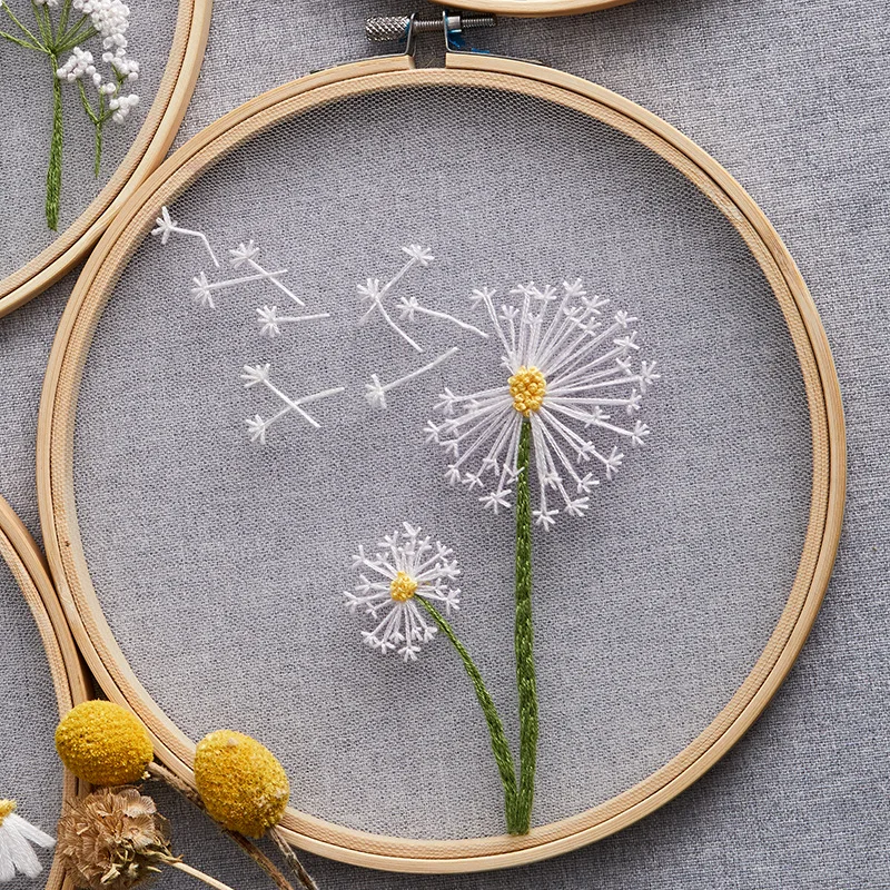 Beginner Transparent Embroidery Kit for Cross Stitch