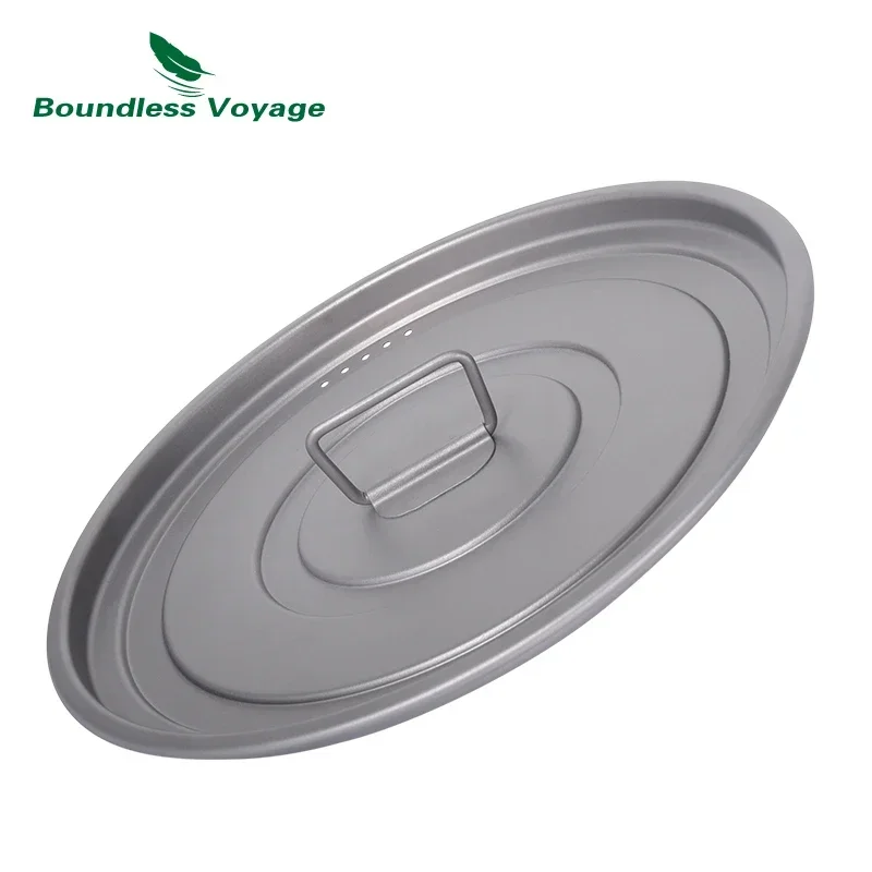 Boundless Voyage Titanium Non-Stick Pan met Opvouwbare Handvat Keramische Coating Koekenpan Outdoor voor Camping Picknick Wandelen BBQ Kookgerei A-Ti2067C Boundless Voyage Titanium Non-Stick Pan met Opvouwbare Handvat Keramische Coating Koekenpan Outdoor voor Camping Picknick Wandelen BBQ Kookgerei A-Ti2067C