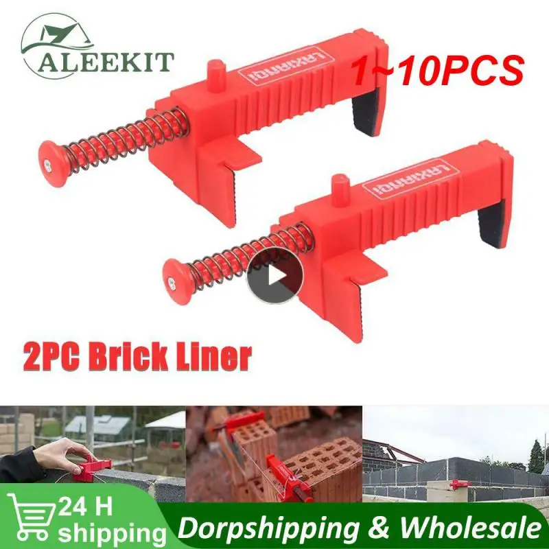 

1~10PCS Bricklaying Wire Drawer Brick Liner Wall Building Wire Frame Brick Liner Runner Engineering Construction Tools