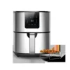 1PC KitCook Large Air Fryer XL, 1500W 120V 6.8QT Stainless Steel Air Fryers Oven, Nonstick Basket, LED Touch Screen
