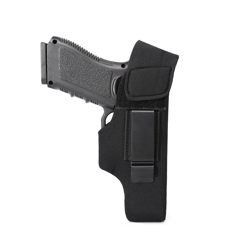 Description Picture 5 of itemUniversal Concealed Carry Gun Holster IWB OWB Handgun Holder Waist Bag Hunting Accessories Left Right Metal Clip Pistol Holsters
