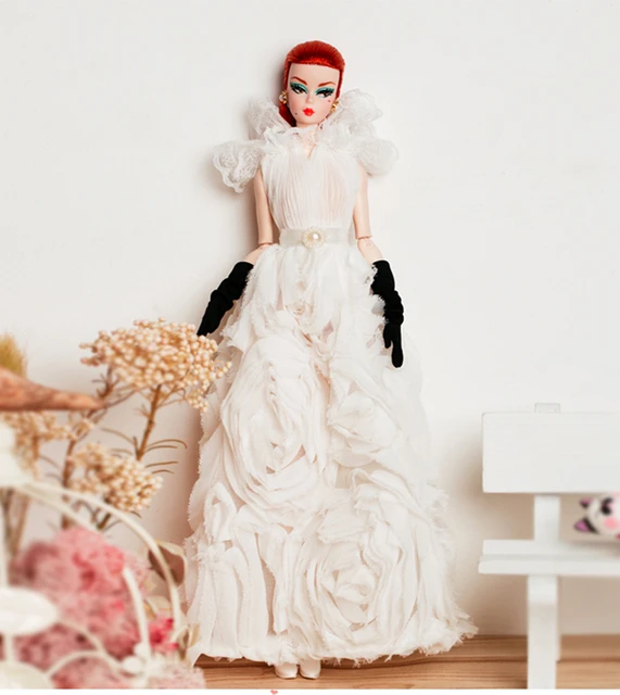 1/6 guanti e vestito per bambole per abiti Barbie per accessori per bambole  Barbie abito da festa di nozze abiti da principessa giocattoli per ragazza  11.5" _ - AliExpress Mobile