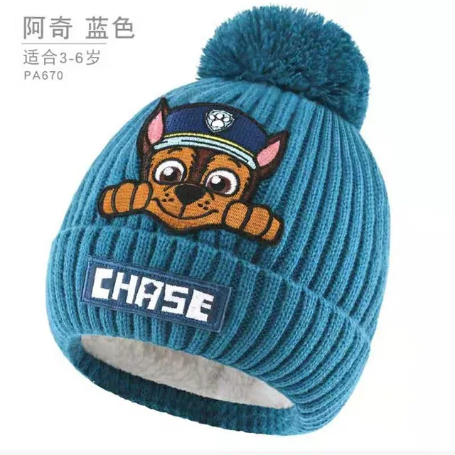 3 Styles Paw Patrol Knitted Hat Puppy 