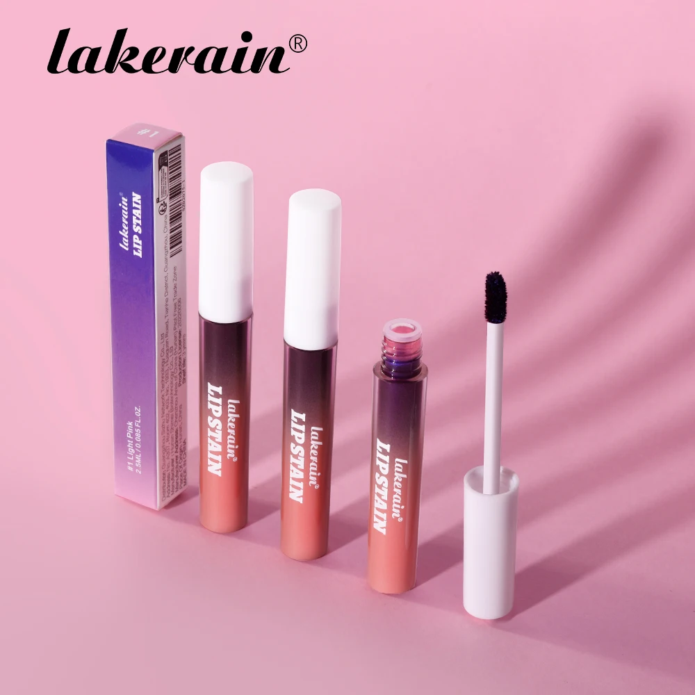 3Colors Blading Lip Gloss Peel and Stick Set Long-lasting Waterproof Pink Lip Gloss Transfer Resistant Natural Lip Cosmetics 6
