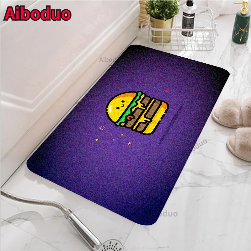 

Cartoon Unisex New Fashion Men's Crew Beautiful Pattern Women's Bathroom Carpet Bathroom Rugs Set Toilet Mat Set Bathroom Rug