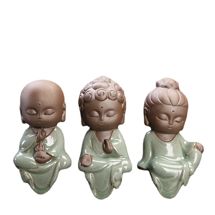 Creativo Piccole Statue Budda Buddista Tathagata Carino Buddha Decor Soggiorno Decorazione