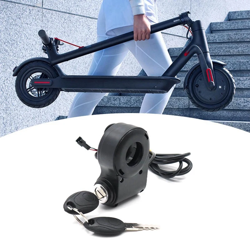E-Bike Lgnition Lock Key Thumb Throttle Switch Power For KUGOO M4 M5/Xiao Mi M365 Universal Electric Scooter Accessories electric scooter switch
