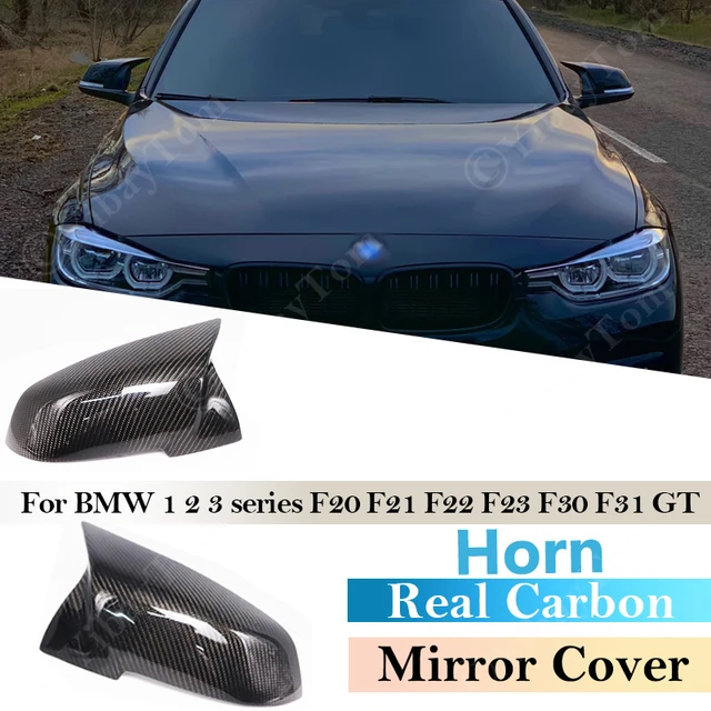 For BMW 1 2 3 4 X F30 F32 F20 F21 F22 F23 F36 X1 E84 F87 M2 218i 320i Real  Carbon fiber RearView Side replacement Mirror Cover