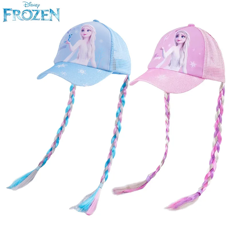 

Anime Kawaii Disney Elsa Kids Cap Girls Princess Sun Protection Hat Summer Thin Cute Cartoon Baby Sun Hat Elsa Peaked Hats Gift