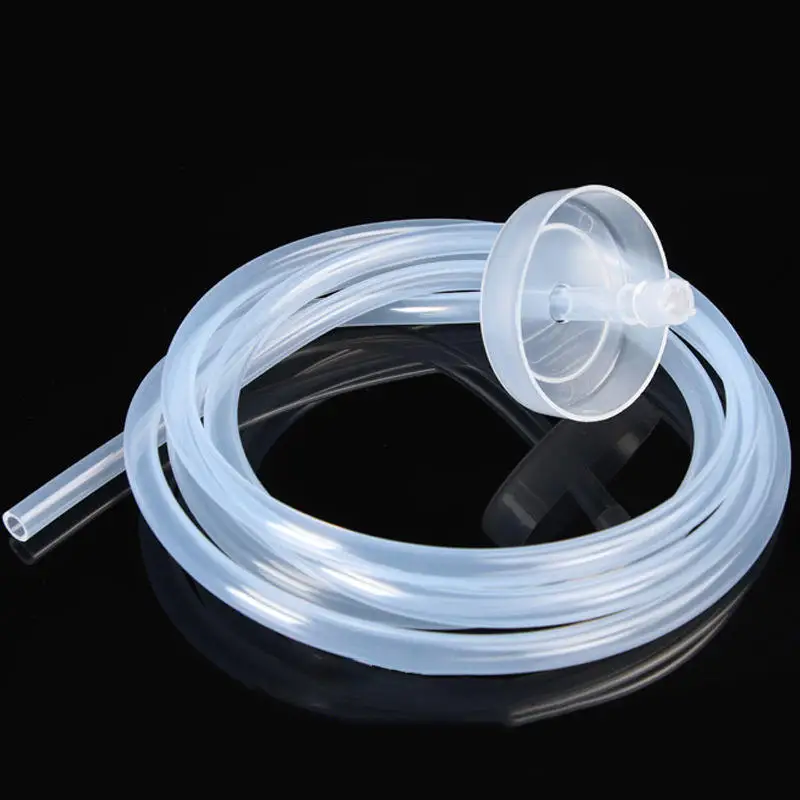 Water Dispenser Accessories Silicone Tube Water Pipe Flexible Automatic Suction Hose Universal Food Grade Inlet Pipe White 1 Set