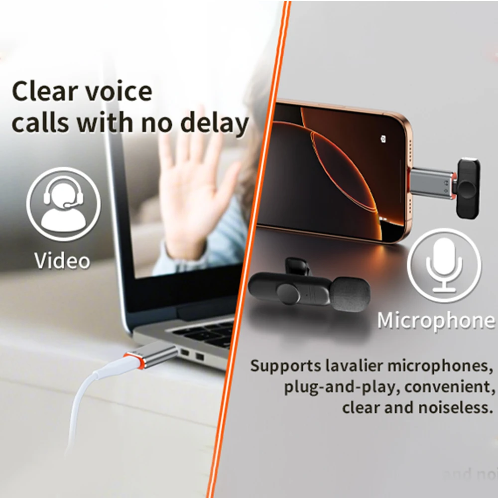 USB C 어댑터 타입-C 남성-라이트닝 여성 PD60w 고속 충전 데이터 전송 헤드폰 잭 커넥터 (휴대폰용)