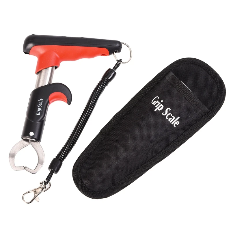 

Telescopic Fishing Gripper Grip Scale 25kg(55lb) LED Digital Fishing Gripper Scale Portable Fishing Grip Scale Fish Tool