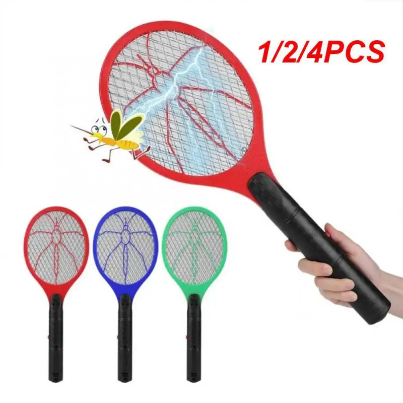 1-2-4PCS-Electric-Mosquito-racket-Killer-Electric-fly-swatter-fryer ...