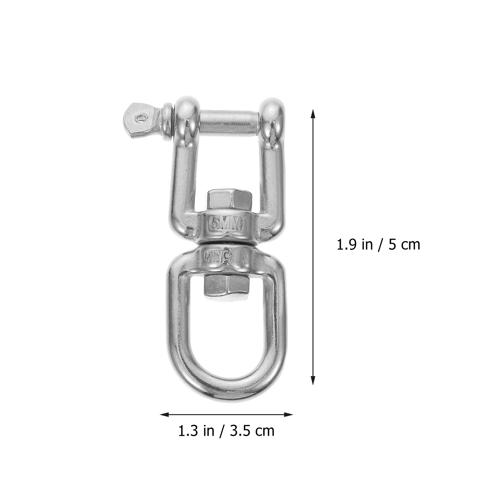 Stainless Steel Swivel Ring Sandbag Eye Hook for Swing Connector Hanging Frames Hammock Bags