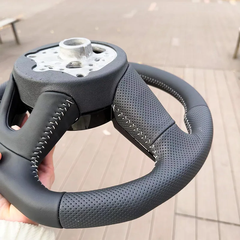 フルフォイルレザーステアリングホイール、アウディa3、rs3、rs4、rs5