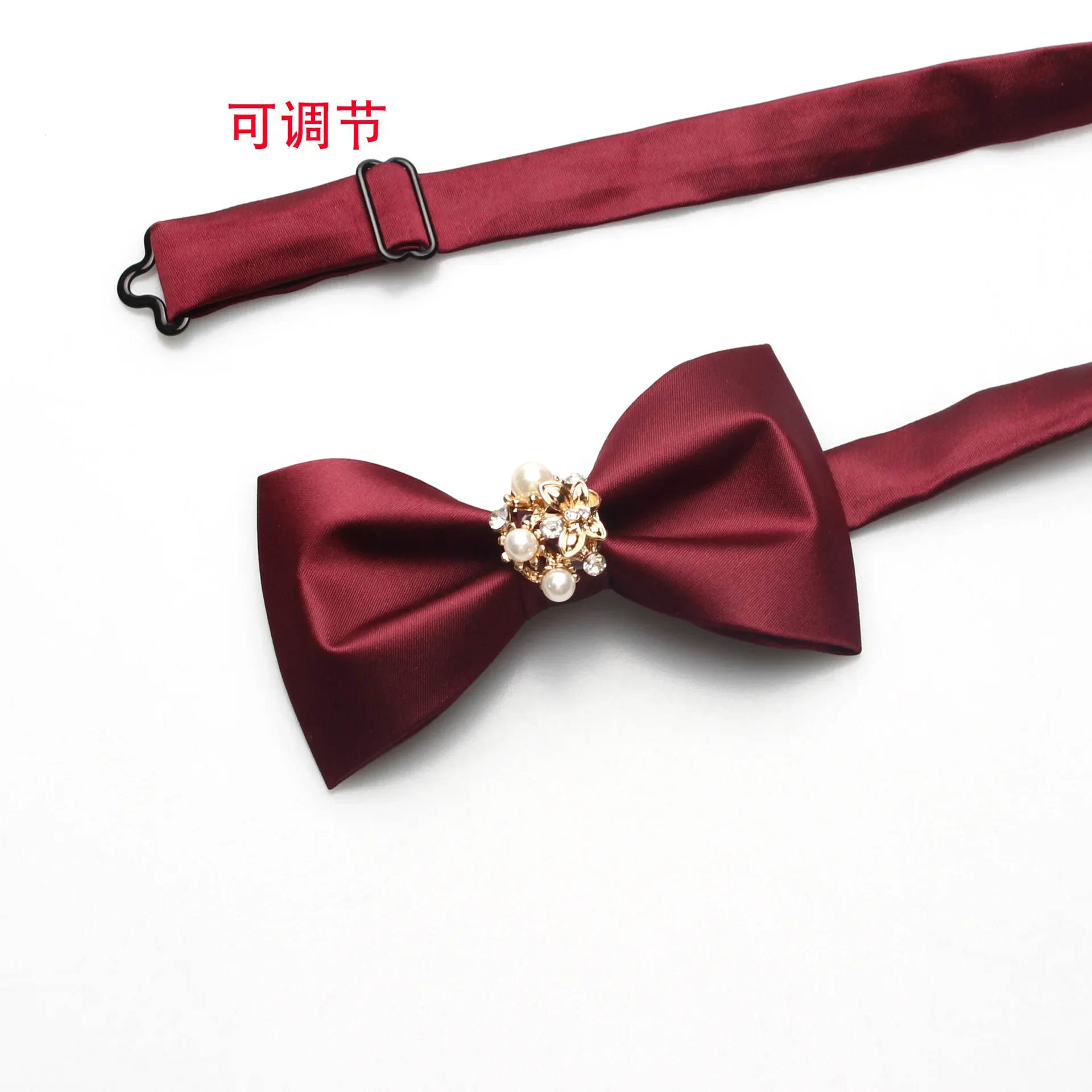 Reusable blue red wool Women children velvet boy girl men flexible green color bow tie black accessories Gentleman groomsmen