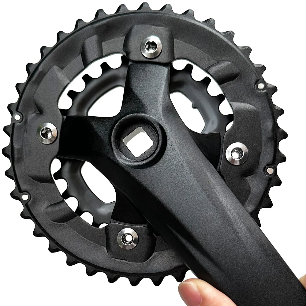 Guarnitura bici di alta qualità 26/38T anello catena doppia Guarnitura bici di alta qualità 26/38T anello catena doppia