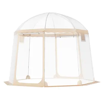 Sports Tent Instant Pop-Up Tent Shelter Weather Proof 4-8 People Clear 5