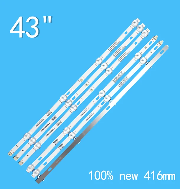 LED backlight strip for ZN-43W08H-3 80703 V22 DLED43-DT-012