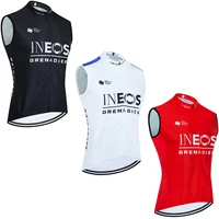 New INEOS Team Cycling  Jersey Quick Dry Green Bike Vest Windbreaker Men Women Summer Ropa Ciclismo Bicycle Jersey Tshirt 1