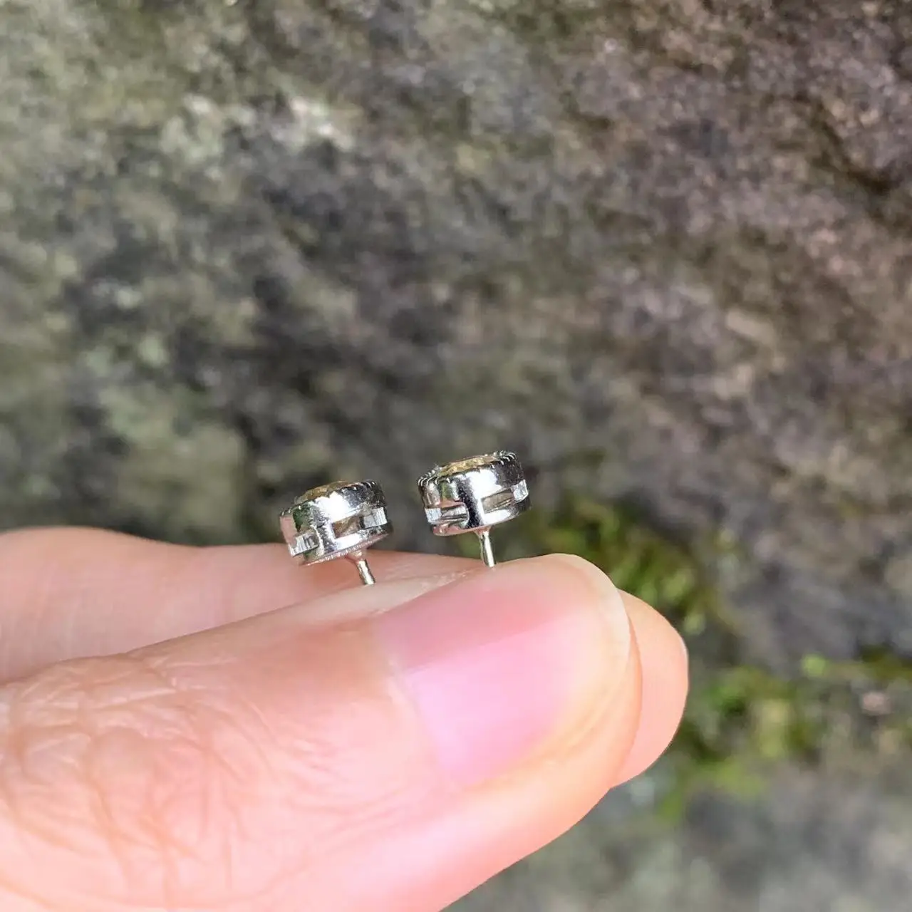 5*3MM Natural Citrine Stud Earrings For Women Real 925 Sterling Silver Vintage Femme Gift Prevent Allergy Fine Jewelry Stone