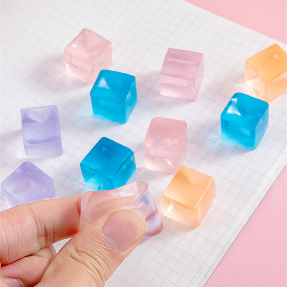 10-30 PCS 1,8 cm Weiche Eiswürfel Dekompression Spielzeug Kinder Erwachsene Dekompression Geschenk Geburtstag Party Pinata Karneval Party geschenk Pack – Detail 7