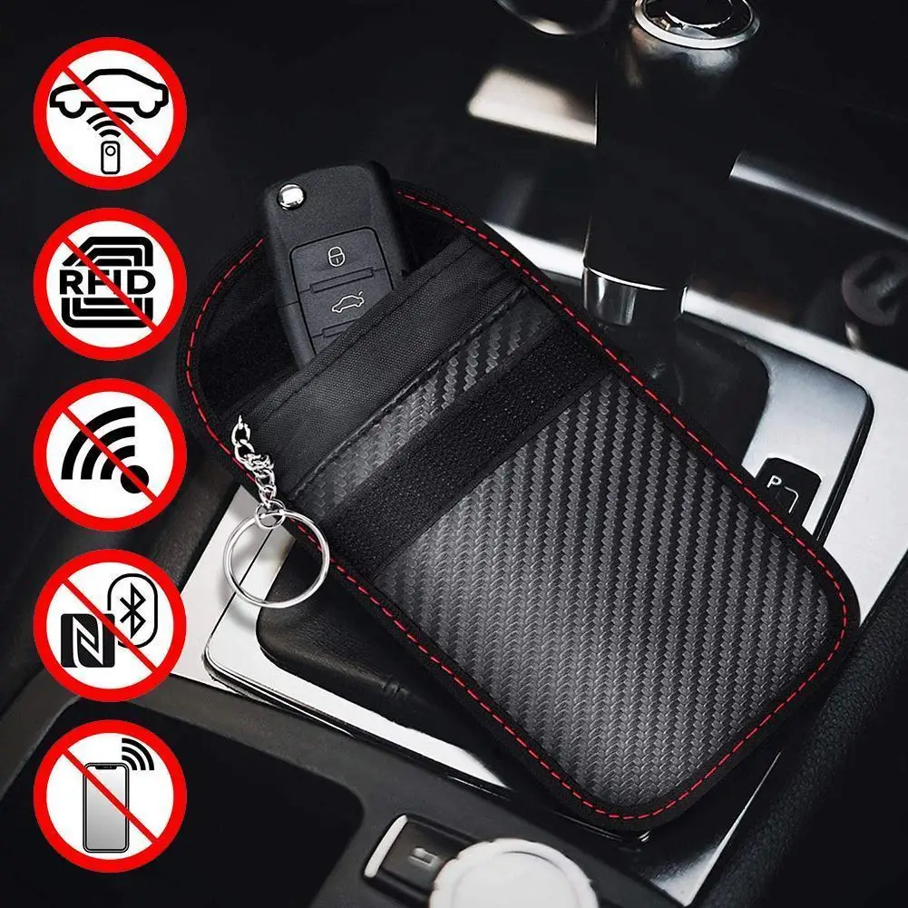 1 PC Car Key Signal Blocker Faraday Bag