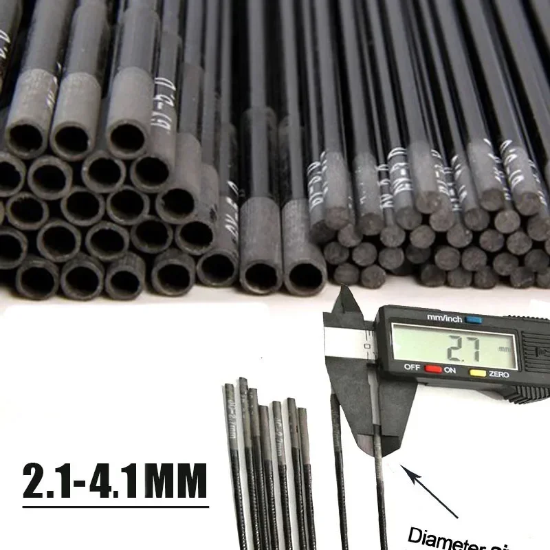 2.2mm-4.1mm 5 Pieces 80cm Fishing Rod Tip Spare Sections Taiwan Fishing Rod Full Size Solid Hollow Carbon Accessories Sturdy fishing rod