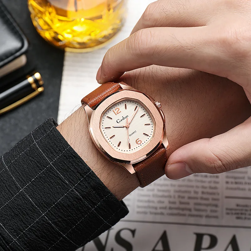 Men's Watch, Casual Fashion Belt, Elegant Trend Quartz Watch