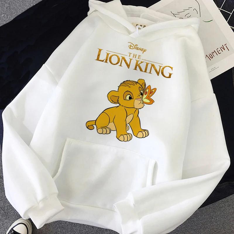 thumbnail image 1 of Disney Hakuna Matata divertida Simba Anime Sudadera con capucha mujer el Rey León Kawaii sudadera gráficos Harajuku mujer Sudadera con capucha, 1 of 5