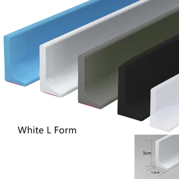 1-3M Water Shower Dam ห้องน้ํา Water Stopper ซิลิโคนยึด Strip Flood Barrier แห้งและเปียกแยก Blocker 11