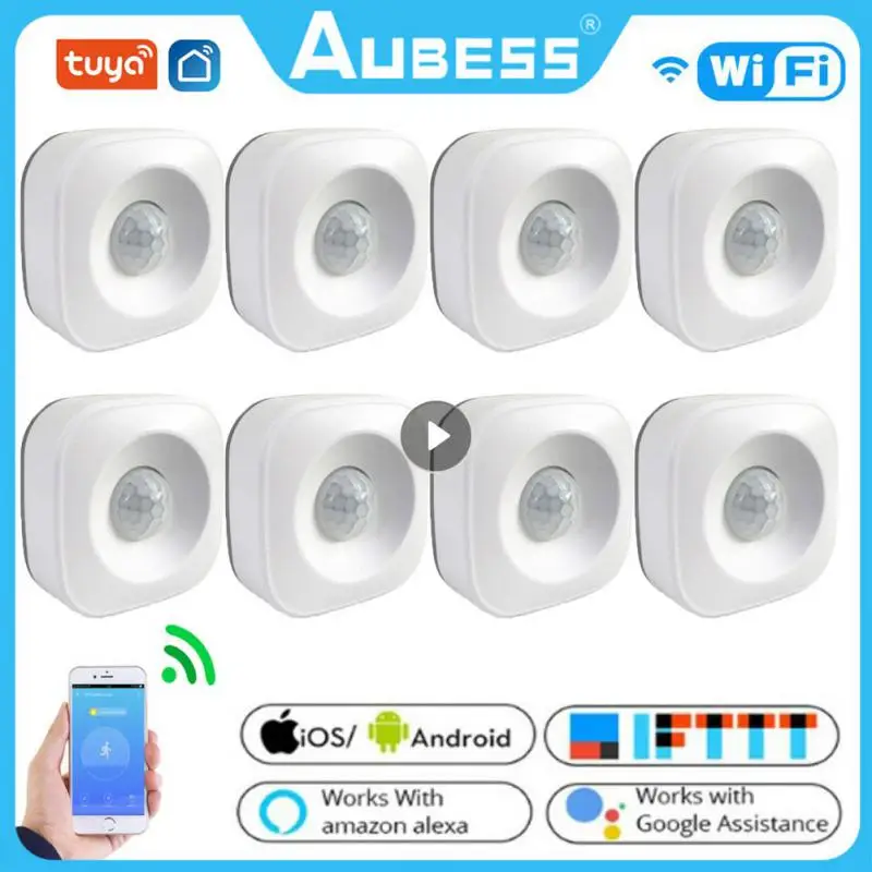Tuya Wifi Smart Pir Sensore Di Movimento Rilevatore Sensore Di Movimento Smart Life App Sistema Di Automazione Domestica Wireless Tramite Alexa Google