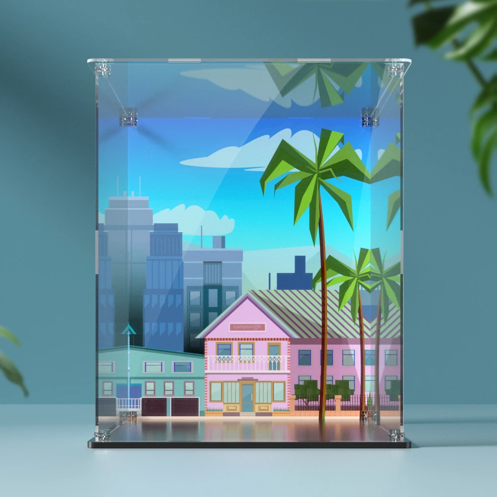 Acrylic Display Box for Lego 10312 jazz club Dustproof Clear Display Case (Toy Bricks Set not Included） 5