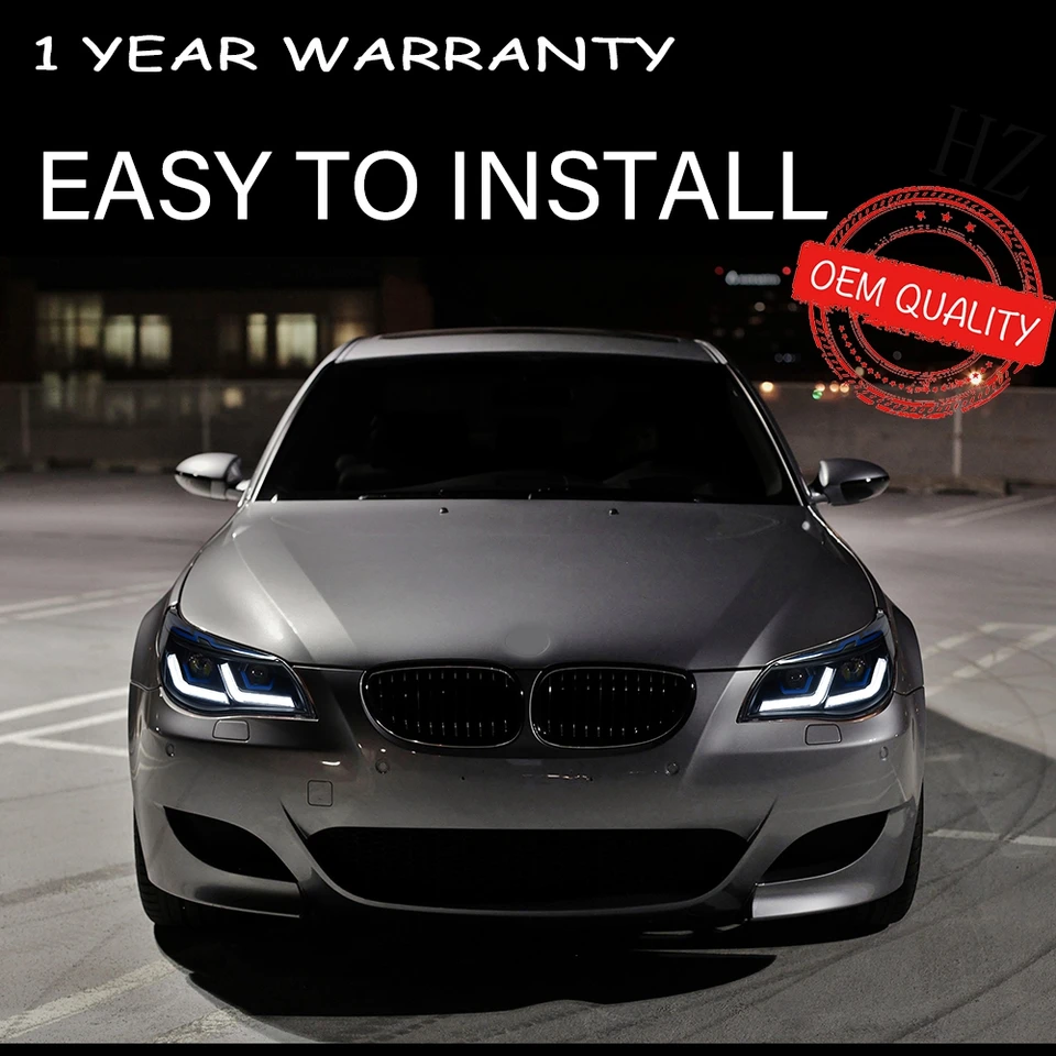 車のスタイリングヘッドライト BMW 5シリーズ E60 BMW 純正 5シリーズ