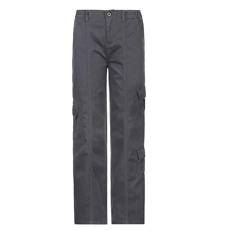 Vintage Cargo Pants Baggy Jeans Women 