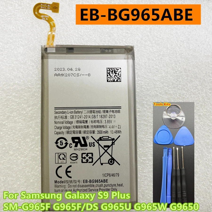 Batteria Runboss Eb-Bg965Abe 3500Mah Per Samsung Galaxy S9 Plus Sm-G965F G965F G965Ds G965U G965W G9650 S9 + Batteria Di Ricambio