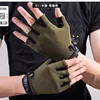 Anti-Slip Fingerless gloves Men Half Finger Fishing Hunting Cycling Gloves Outdoor Tactical Sport Equipment Camping Gloves 6