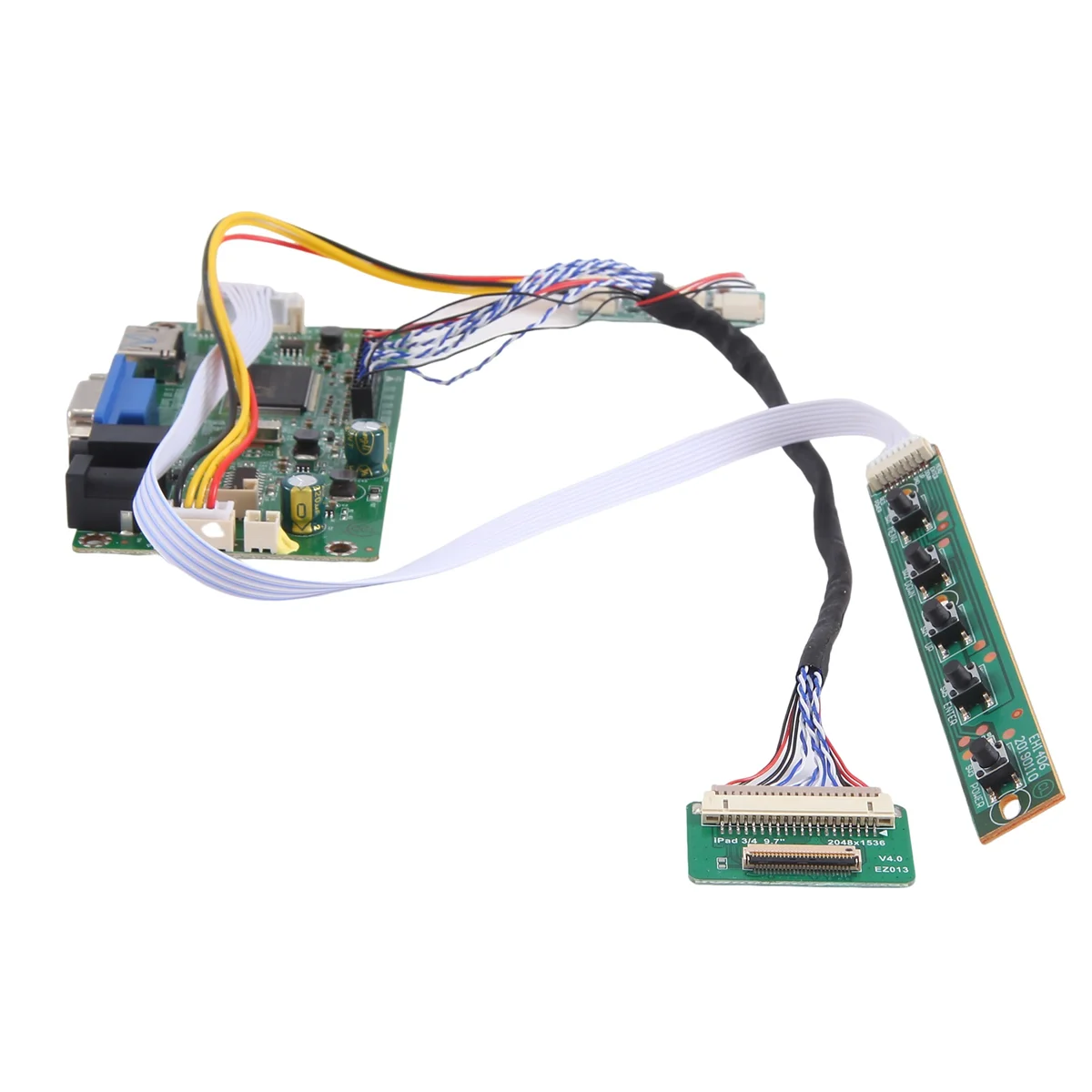 HDMI-Compitable+VGA Controller Driver Board for iPad 5 Air 9.7In A1474 A1475 A1476 LP097QX2 2048x1536 LCD Screen Display 4