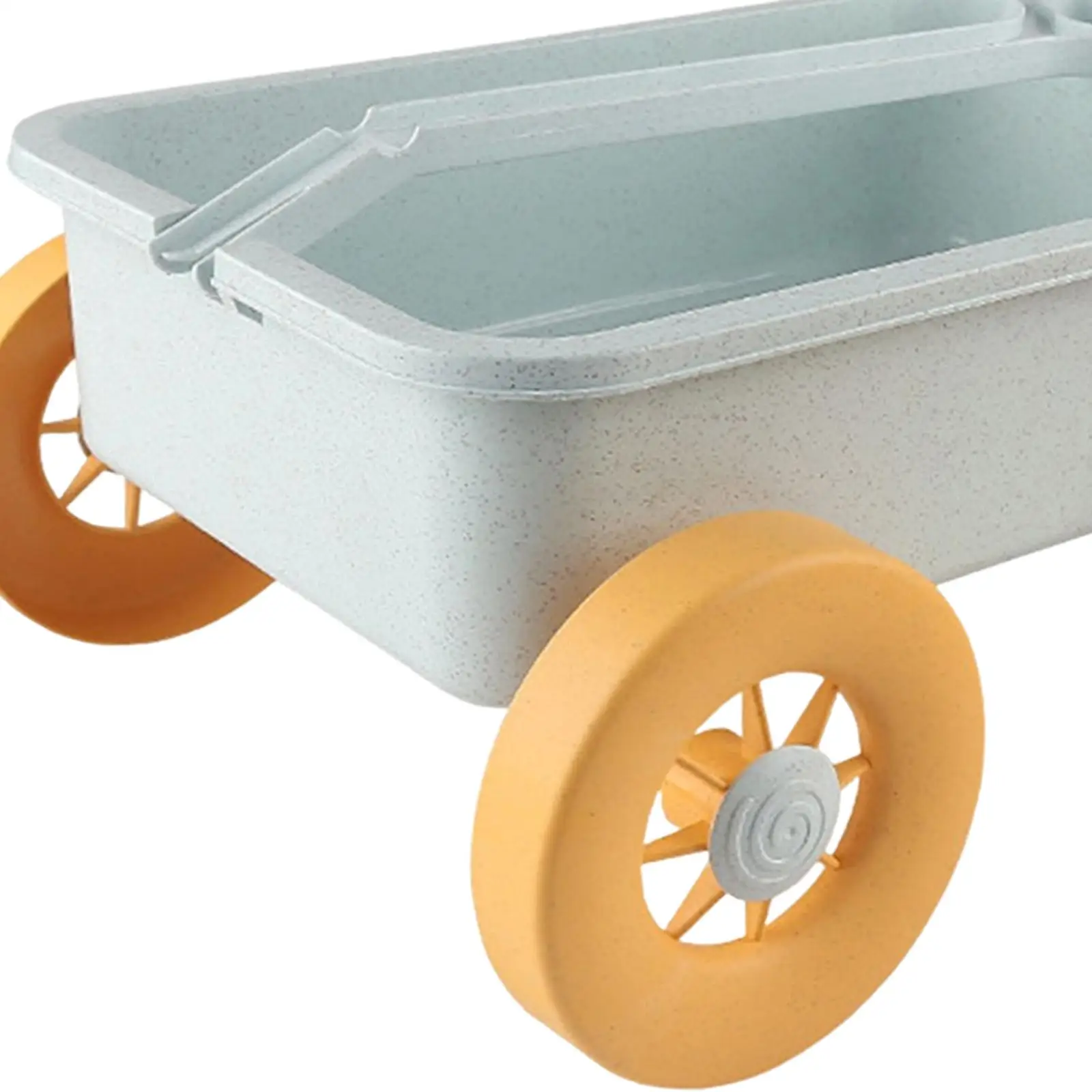 Wheelbarrow Vehicle Beach Toys,Outdoor Kid Pull Toy Garden Wagon Tools Toy for Kids Outdoor Toy Vehicle 5