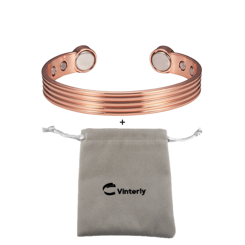 Twist Cuffed Copper Bracelet Arthritis Pain Relief MEN WOMEN Cuff #48478 |  Buy Bracelets & Bangles Online