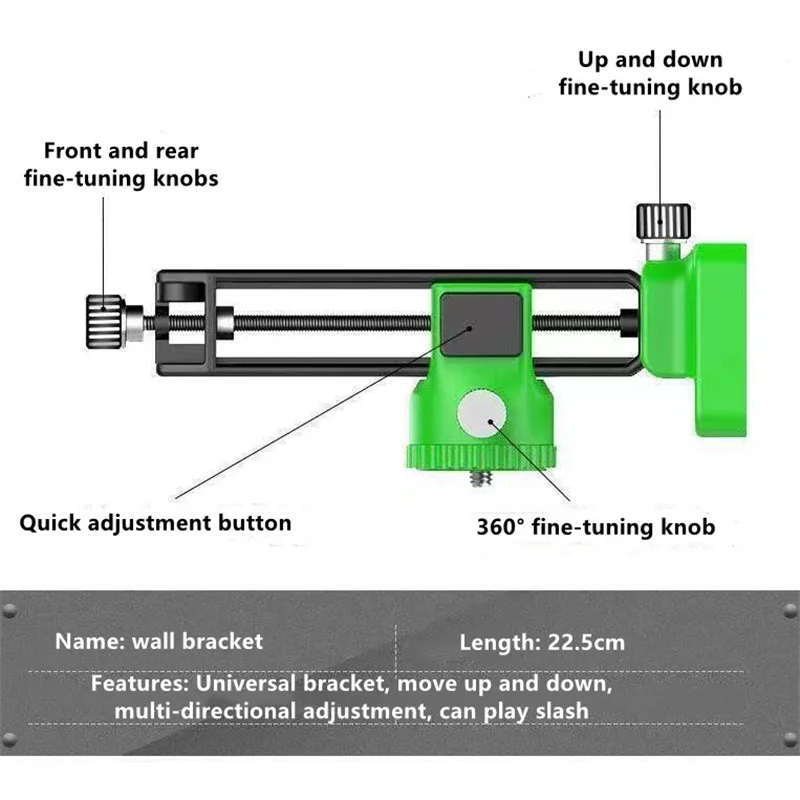 Aluminum Alloy Laser Level Tripod Bracket 360 Degree Rotating Fine-tuning  For Moving Base Tripode para nivel laser - AliExpress