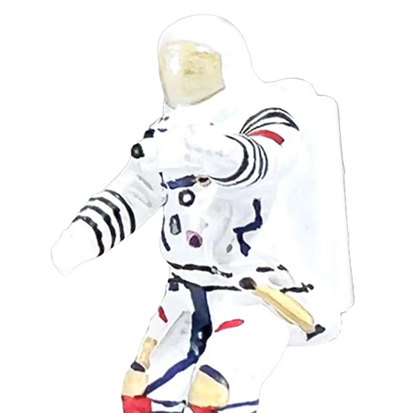 1/64 Astronaut Figurines Mini Astronaut Toys for DIY Scene Dollhouse Diorama