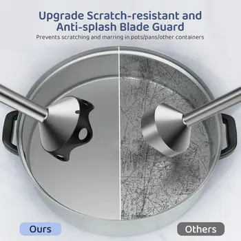 1000 Watt Powerful Handheld Immersion Blender, Vegetable Meat Immersion Egg Beater For Smoothies, Sauces, Baby Food Soups 3