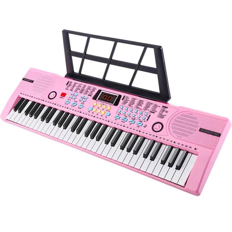 

Kids Piano 61 Electronic Keyboard Toy Midi Music Electronic Organ Portable Soporte Teclado Piano Musical Instruments EI50EK