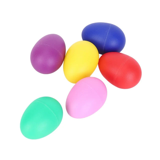 Lot De 10 Œufs Maracas Shakers – Instruments Musicaux Enfants Colorés – Idéal Éveil Musical, Pâques, Activités Créatives Et Jeux Éducatifs
